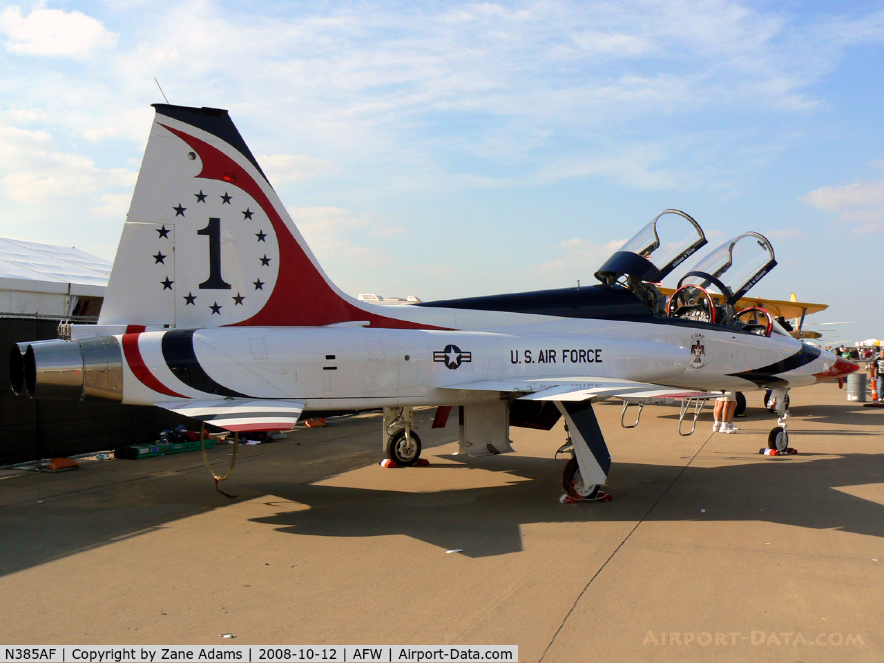 N385AF, 1964 Northrop T-38 C/N 45678, At the 2008 Alliance Airshow - Ross Perot Jr.'s T-38