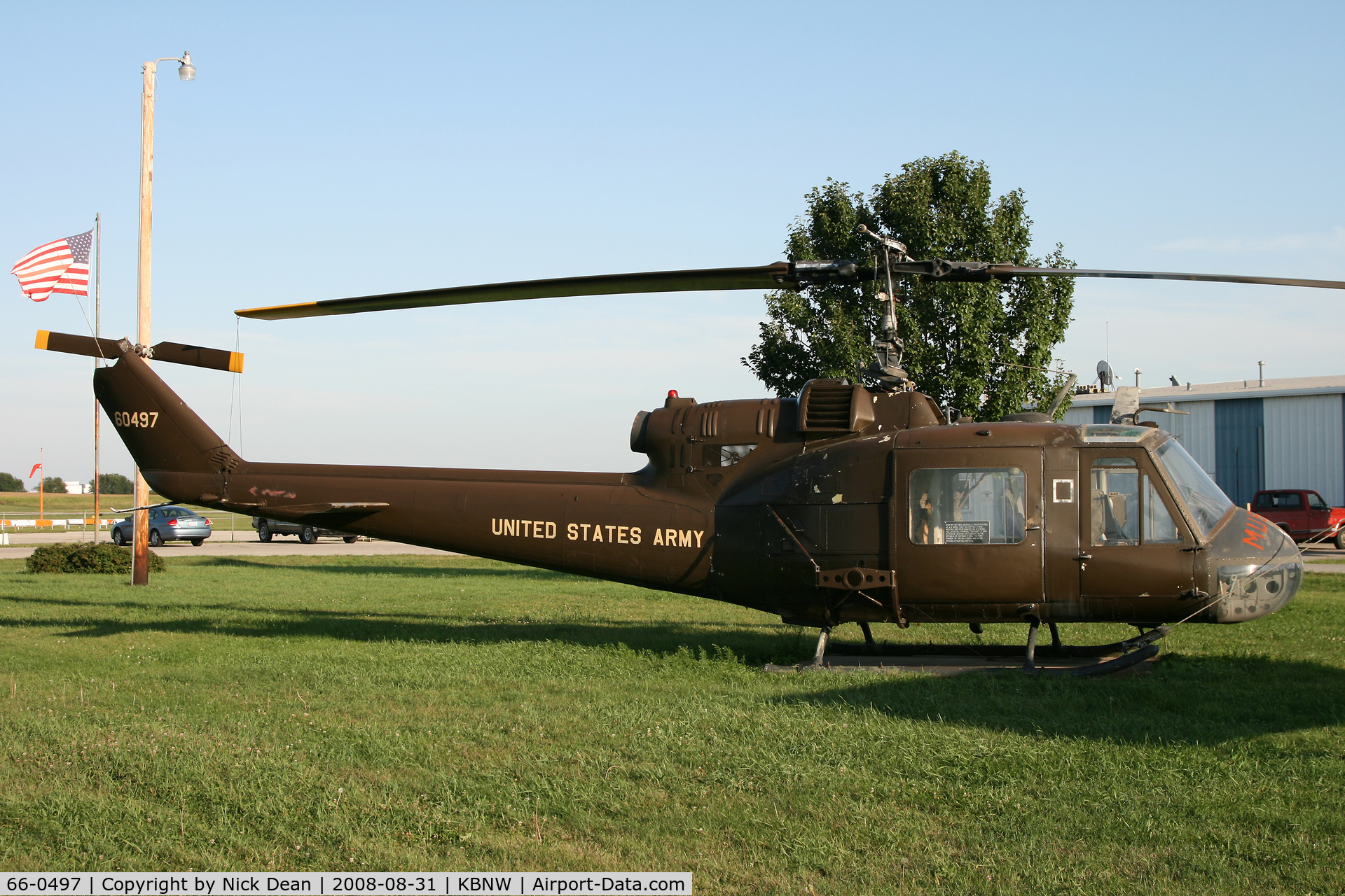 66-0497, 1966 Bell UH-1M Iroquois C/N 1479, Preserved