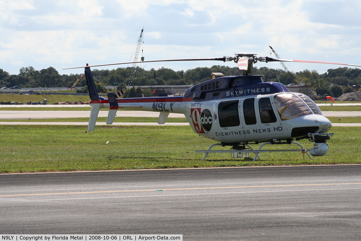 N9LY, 2008 Bell 407 C/N 53815, ABC Orlando affiliate WFTV Bell 407
