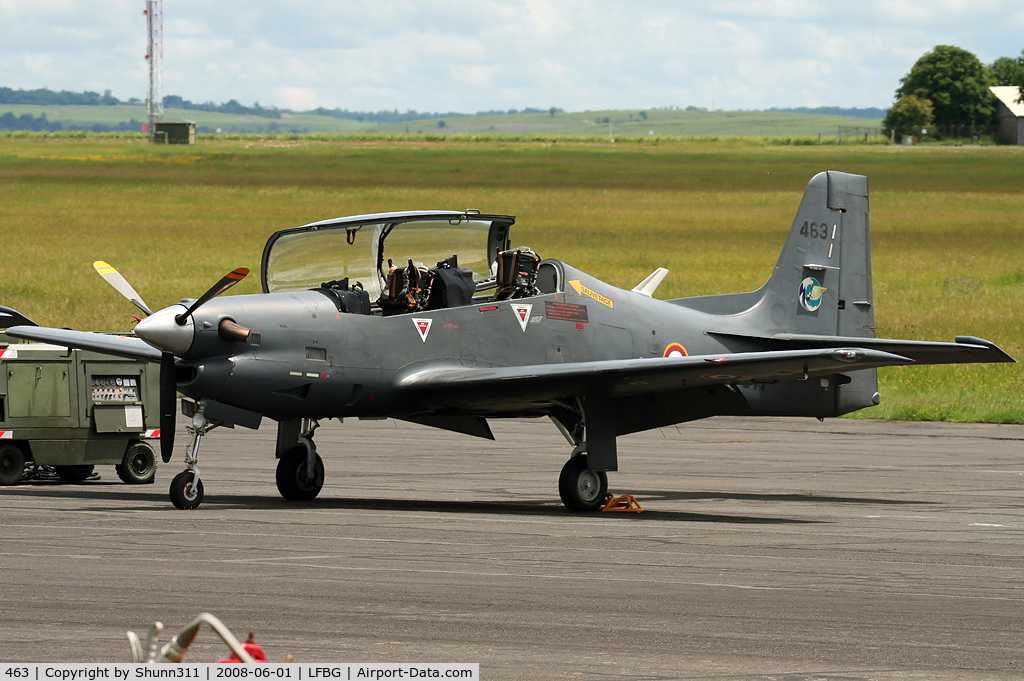 463, Embraer EMB-312F Tucano C/N 312463, Used as a demo aircraft during LFBG Airshow 2008