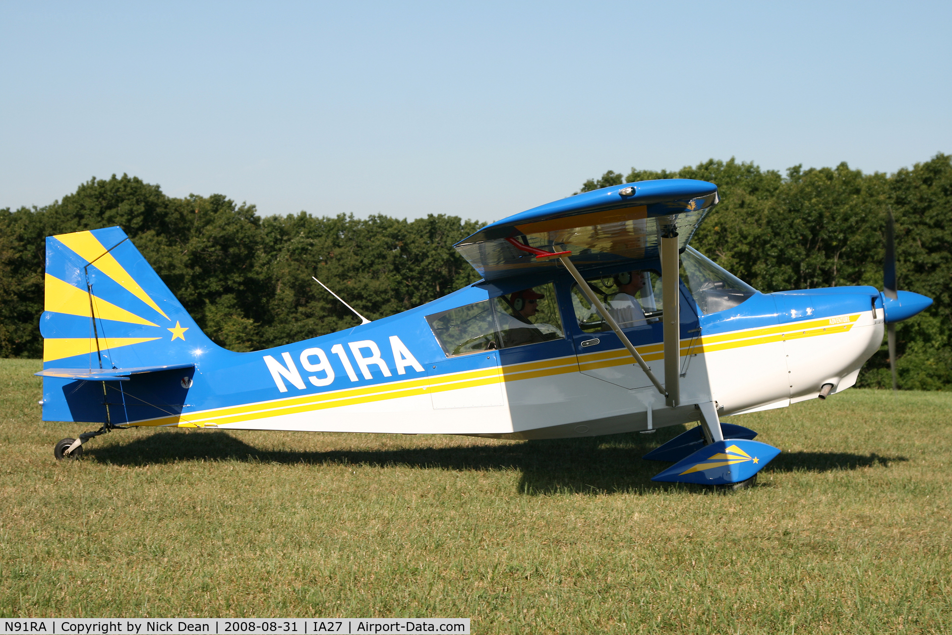 N91RA, 2003 American Champion 7GCAA Citabria C/N 472-2003, /