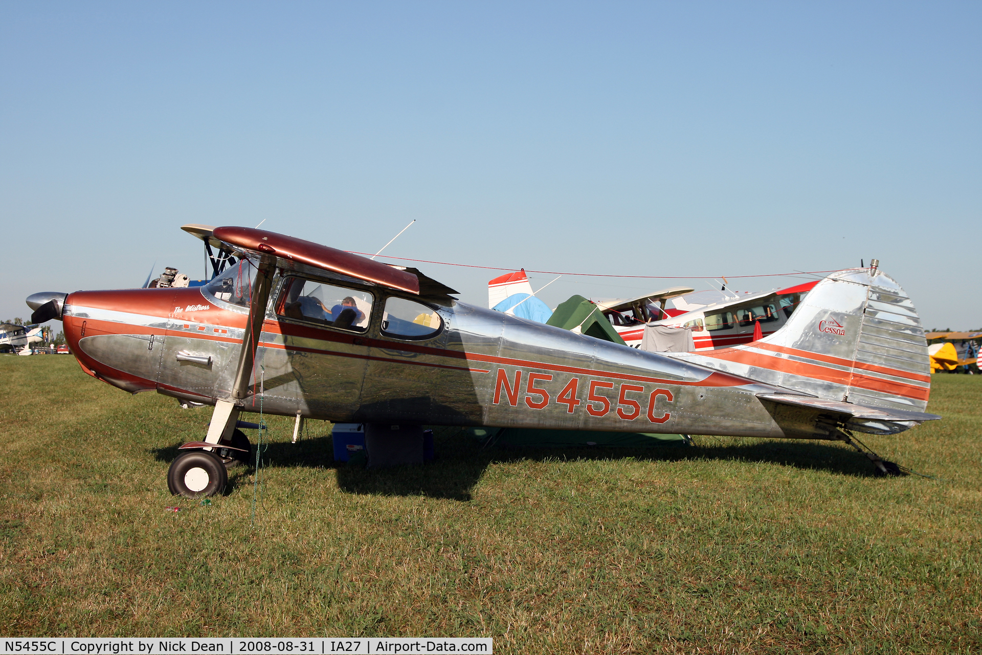 N5455C, 1950 Cessna 170A C/N 19489, /