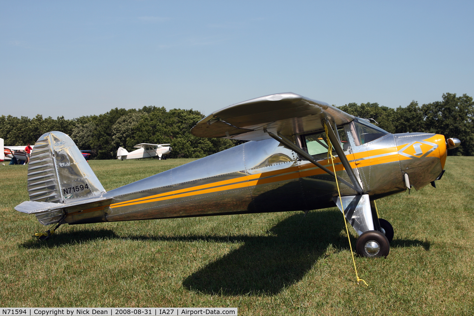 N71594, 1946 Silvaire LUSCOMBE 8A C/N 3021, /