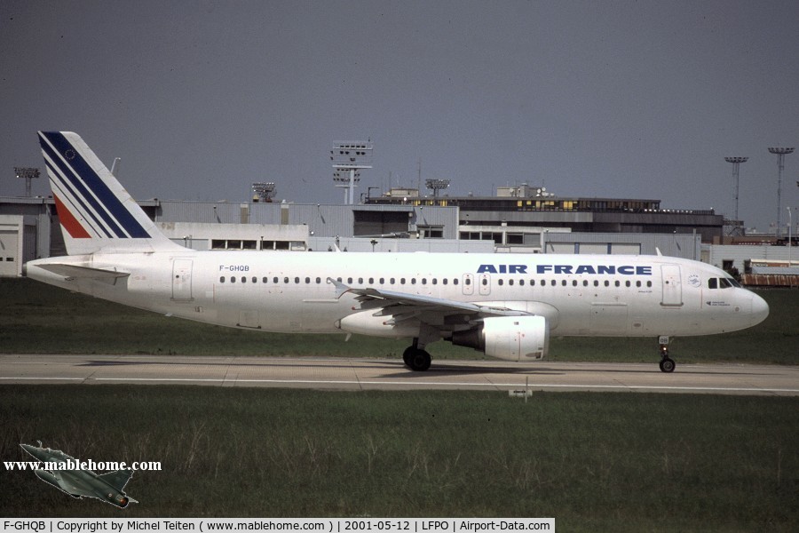 F-GHQB, Airbus A320-211 C/N 0036, Air France