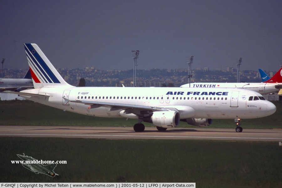 F-GHQF, 1990 Airbus A320-211 C/N 0130, Air France