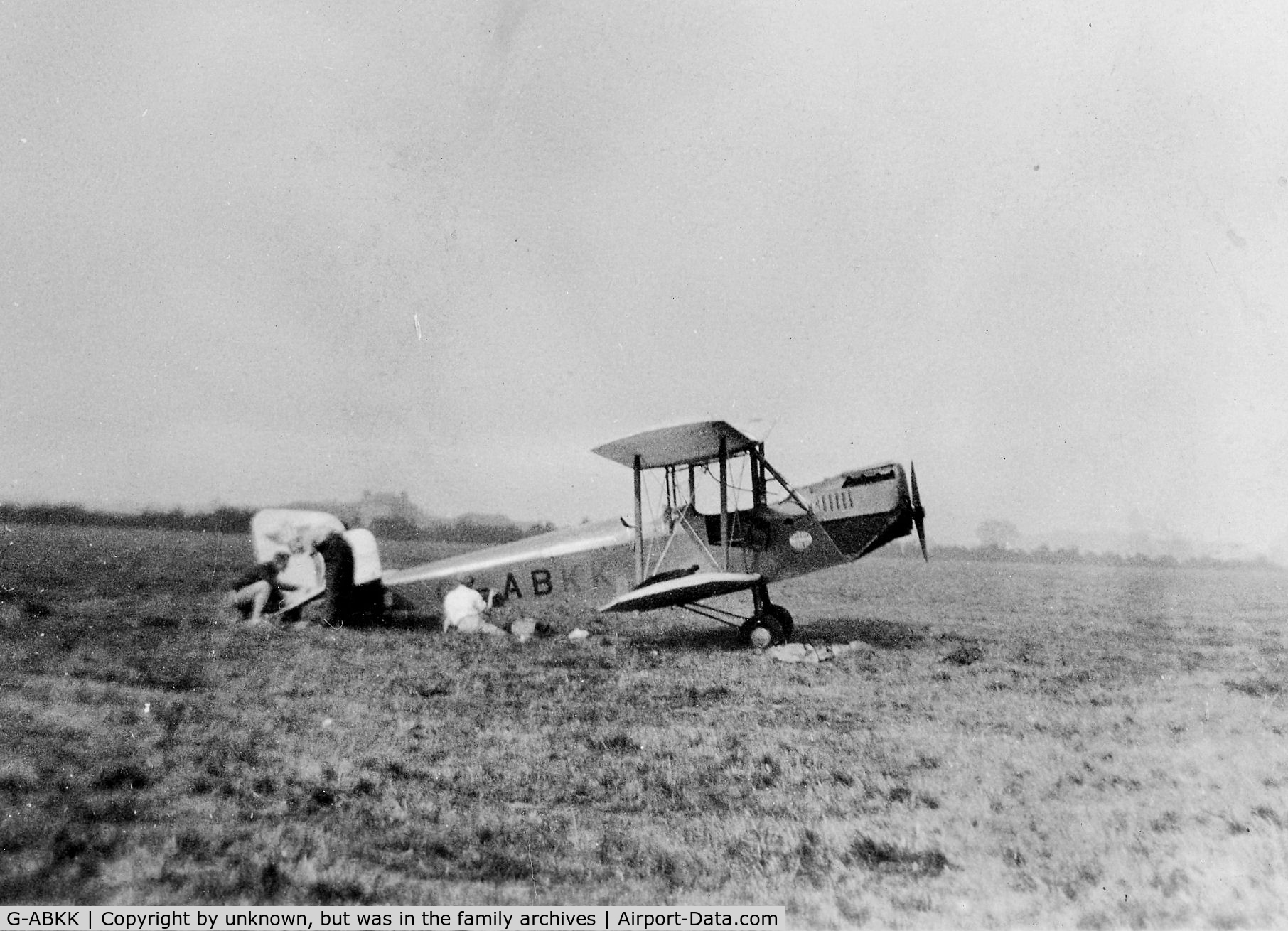 G-ABKK, 1934 Spartan Three Seater I C/N 58, his photo was taken in my Grandfathers field at Westmains farm, Grange mouth Scotland