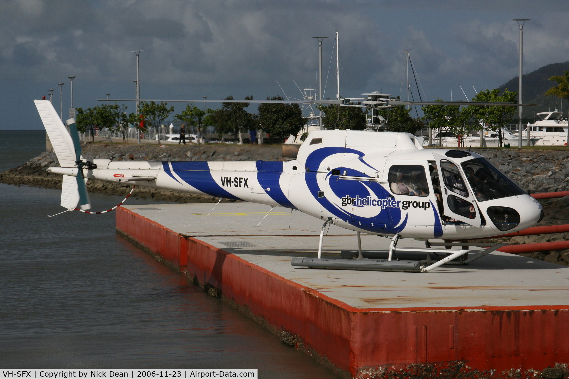 VH-SFX, 1982 Eurocopter AS-350BA Ecureuil C/N 1529, Cairns Harbour Heliport