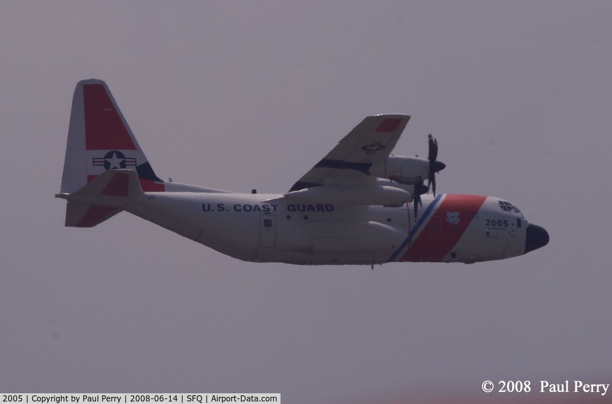 2005, 2003 Lockheed Martin HC-130J Hercules C/N 382-5541, A few passes from this lovely specimen