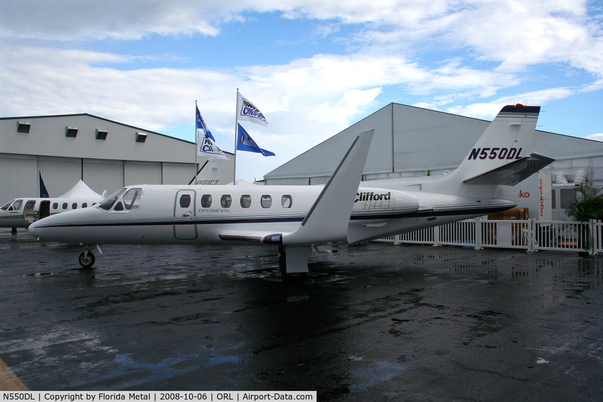 N550DL, 1988 Cessna S550 Citation IIS C/N S550-0155, Cessna 550 with winglets at NBAA