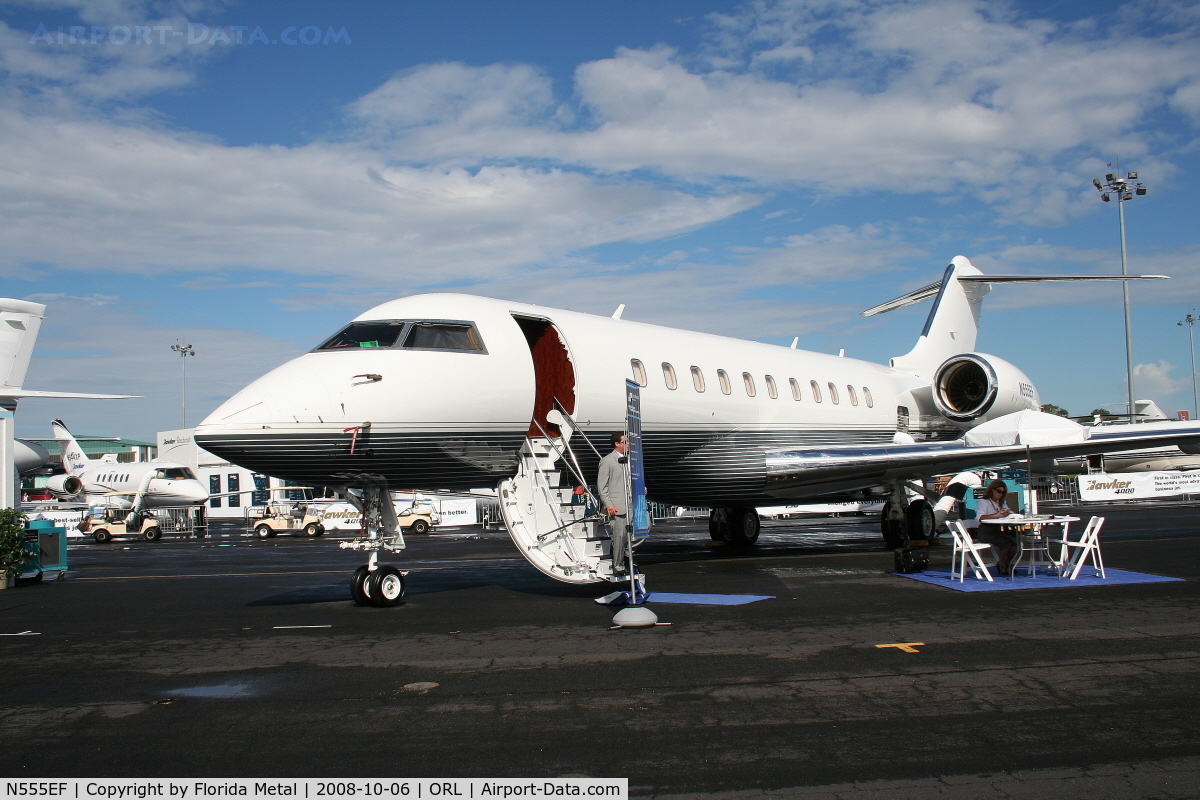 N555EF, 2005 Bombardier BD-700-1A10 Global 5000 C/N 9154, Bombardier Global Express at NBAA