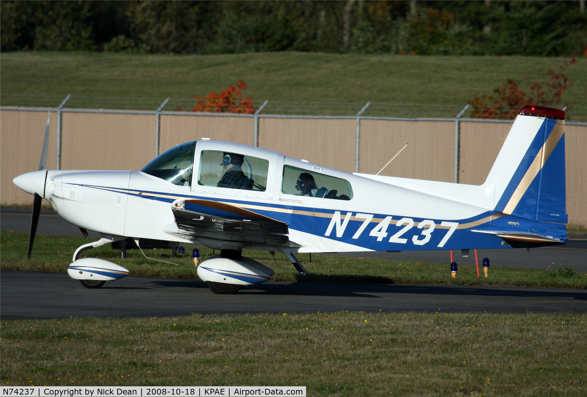 N74237, 1975 Grumman American AA-5B Tiger C/N AA5B-0169, /