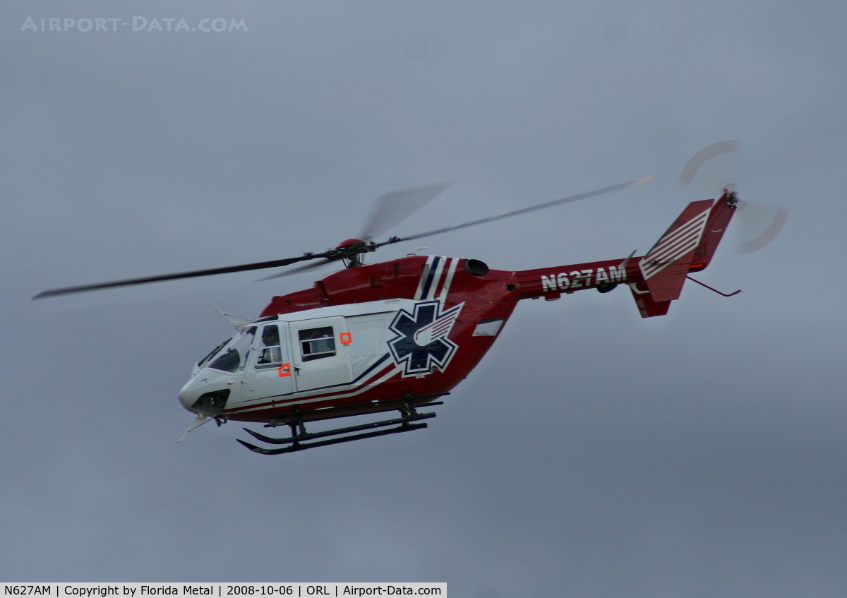 N627AM, 1984 Eurocopter-Kawasaki BK-117A-4 C/N 7017, Florida Hospital BK117