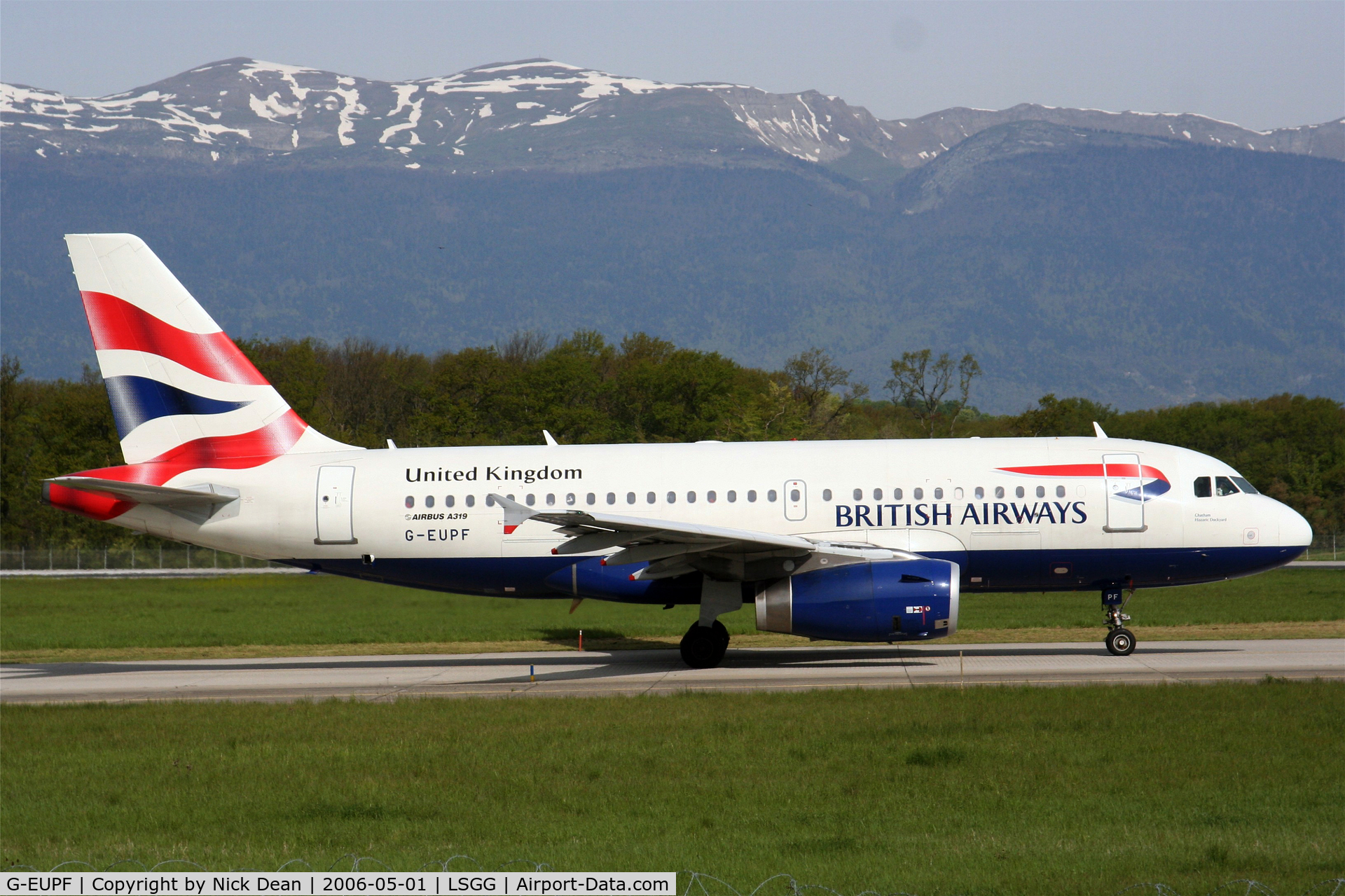 G-EUPF, 2000 Airbus A319-131 C/N 1197, /