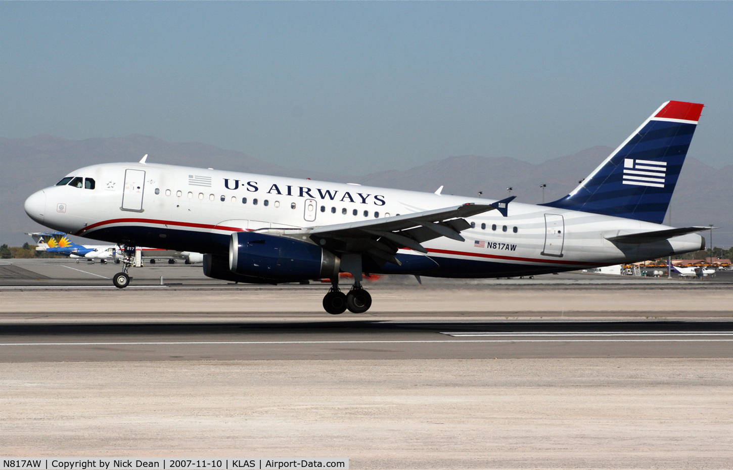 N817AW, 2000 Airbus A319-132 C/N 1373, /