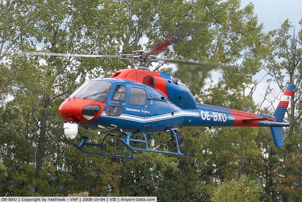OE-BXU, Aerospatiale AS-355F-2 Ecureuil 2 C/N 5485, Austrian Police AS355