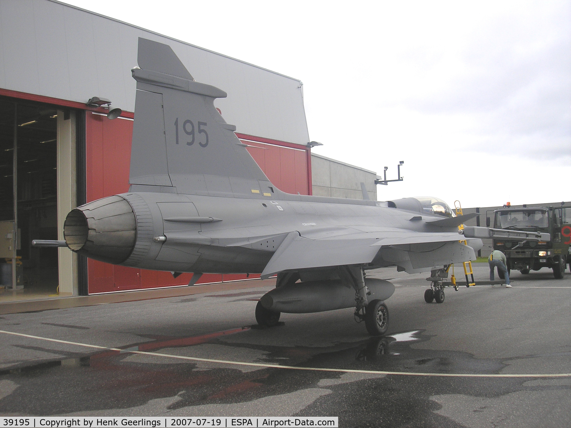39195, Saab JAS-39A Gripen C/N 39195, F21 Sqn