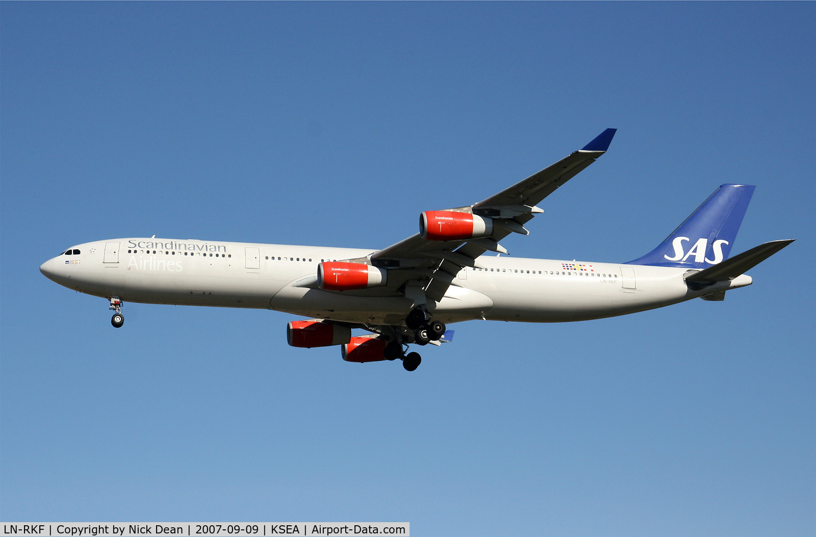 LN-RKF, 2001 Airbus A340-313X C/N 413, /