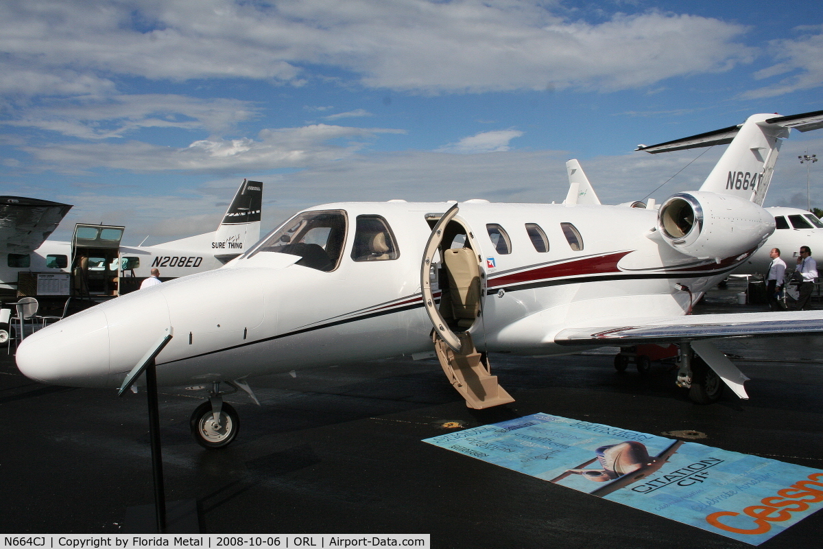 N664CJ, 2008 Cessna 525 CitationJet CJ1+ C/N 525-0664, Cessna 525 CJ1+ at NBAA