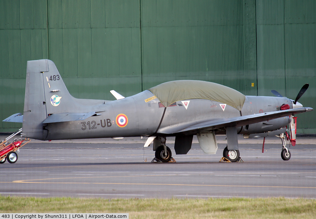 483, Embraer EMB-312F Tucano C/N 312483, Parked in a other side of Avord AFB during LFOA Airshow 2008...