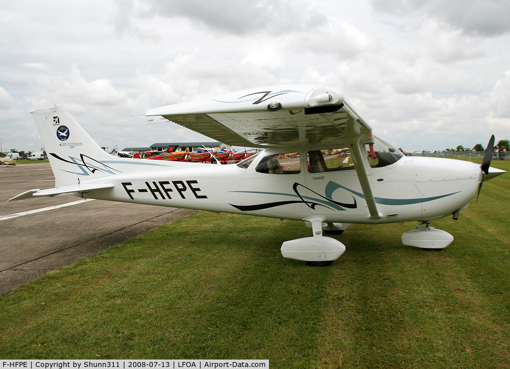 F-HFPE, 2008 Cessna 172S Skyhawk SP C/N 172S10692, Displayed during LFOA Airshow 2008