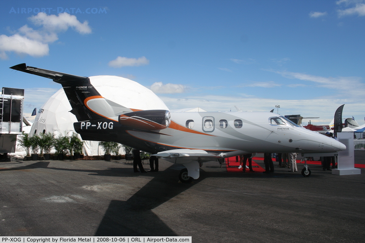 PP-XOG, 2008 Embraer EMB-500 Phenom 100 C/N 50000004, Just added to database, Embraer Phenom 100 at NBAA