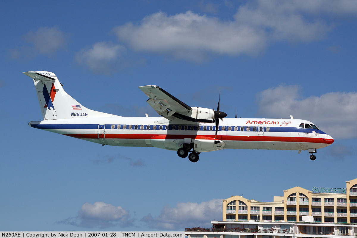 N260AE, 1991 ATR 72-212 C/N 263, /