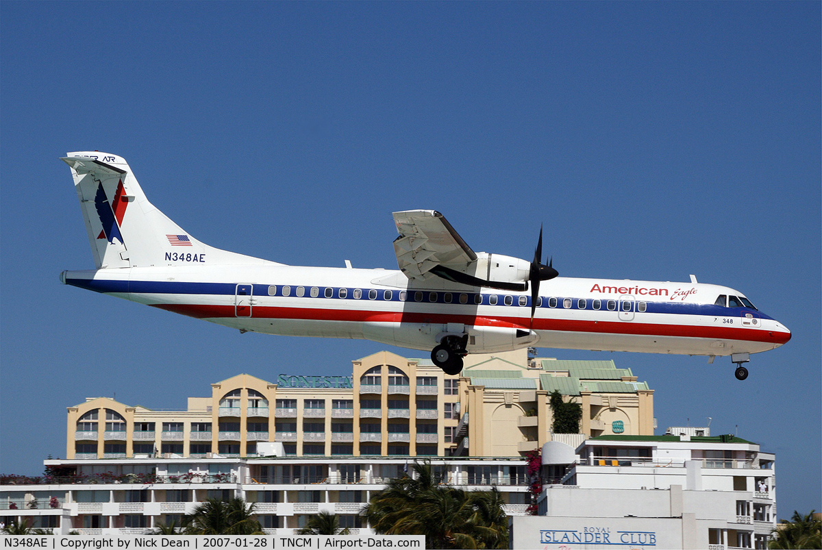 N348AE, 1993 ATR 72-212 C/N 349, /