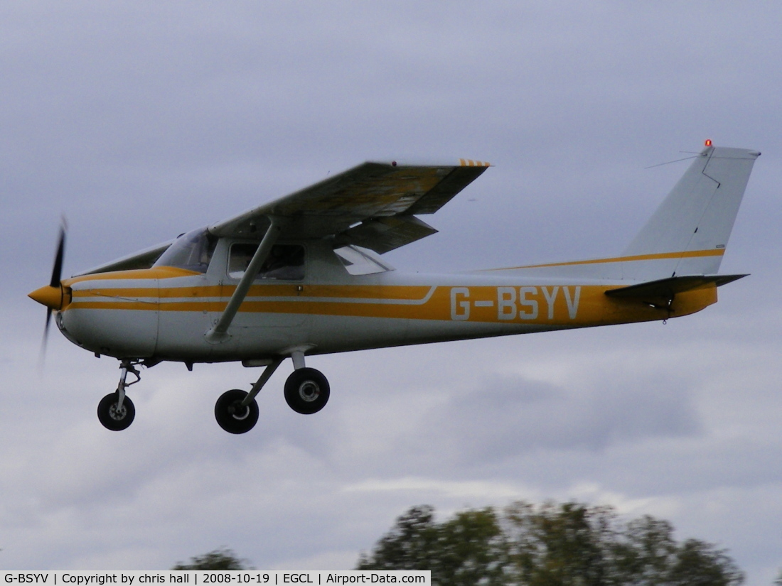 G-BSYV, 1976 Cessna 150M C/N 150-78371, Registered Owners:  E-PLANE LTD. Previous ID: N9423U