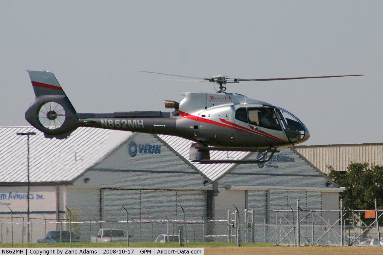 N862MH, 2008 Eurocopter EC-130B-4 (AS-350B-4) C/N 4545, At Grand Prairie Municipal