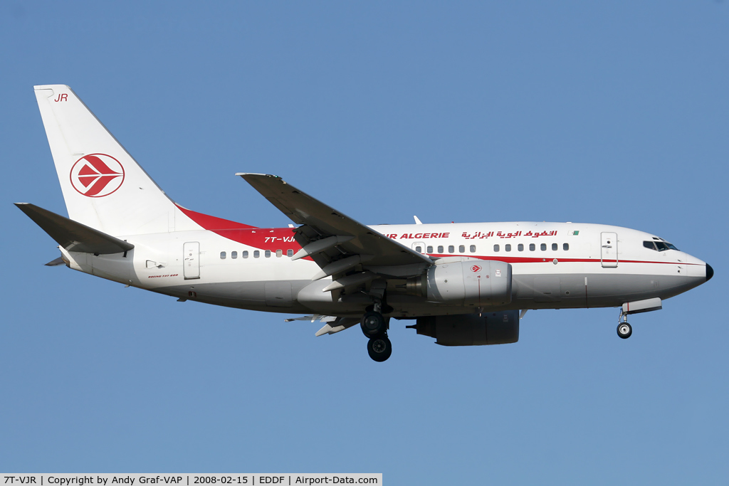 7T-VJR, 2002 Boeing 737-6D6 C/N 30545, Air Algerie 737-600