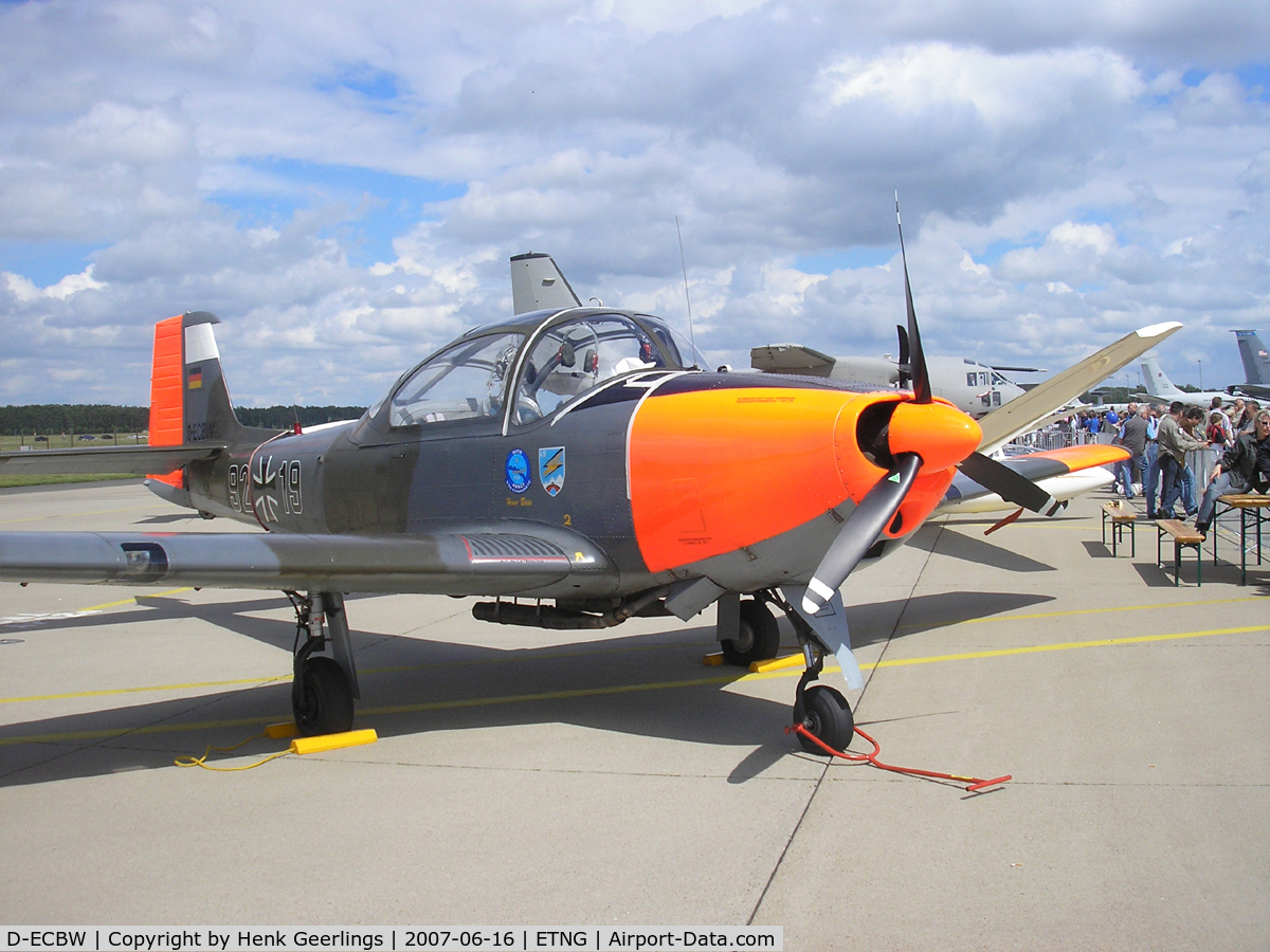 D-ECBW, 1958 Focke-Wulf FWP-149D C/N 316, NATO 25 yrs Geilenkirchen AFB  cs German AF 92+19