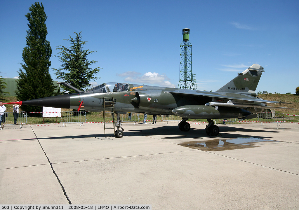 603, Dassault Mirage F.1CR C/N 603, Diplayed during LFMO Airshow 2008