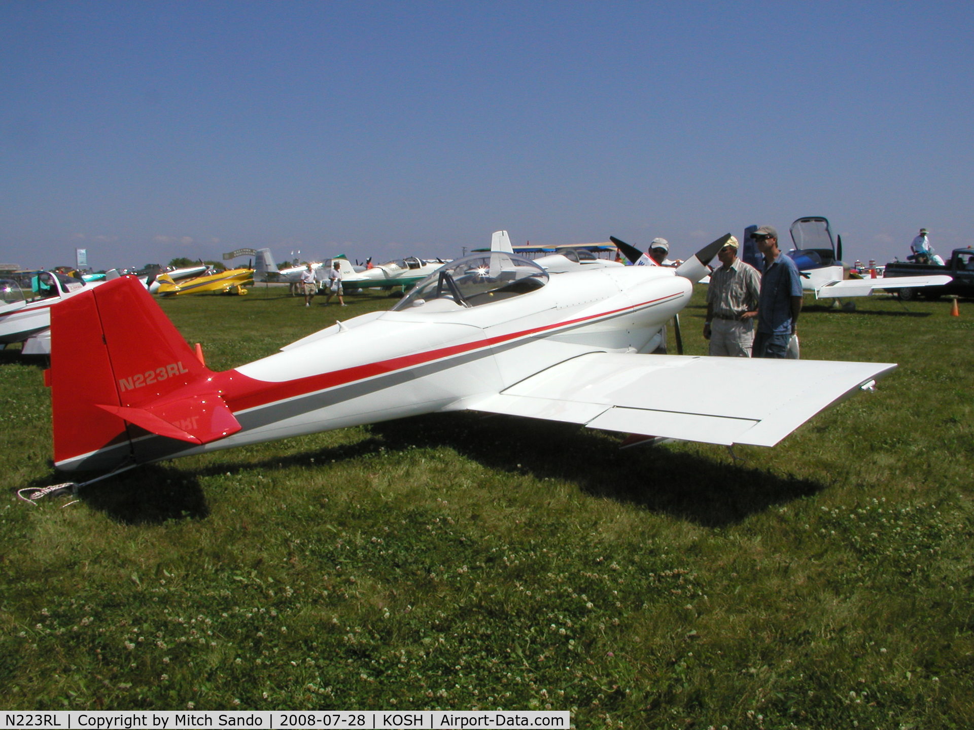 N223RL, 2007 Vans RV-3B C/N 11375, EAA AirVenture 2008.