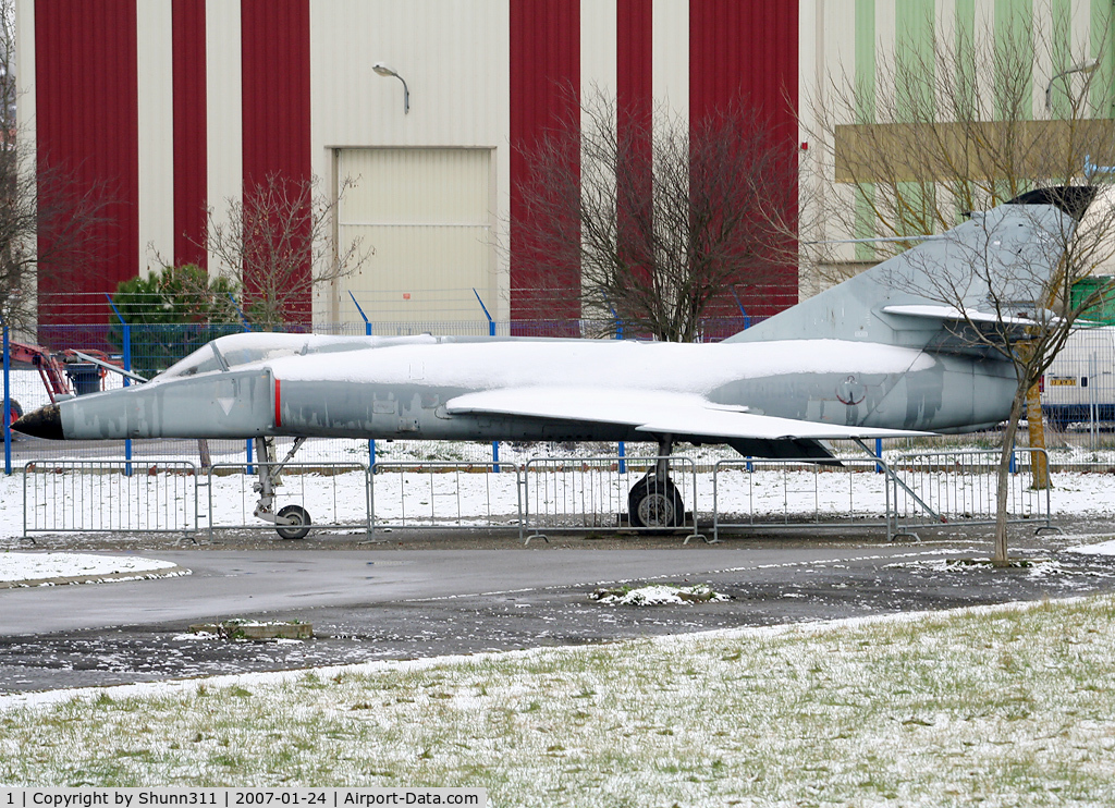 1, Dassault Mirage IVA C/N 1, S/n 01 - Preserved in the CEAT restricted area and visible from the road...