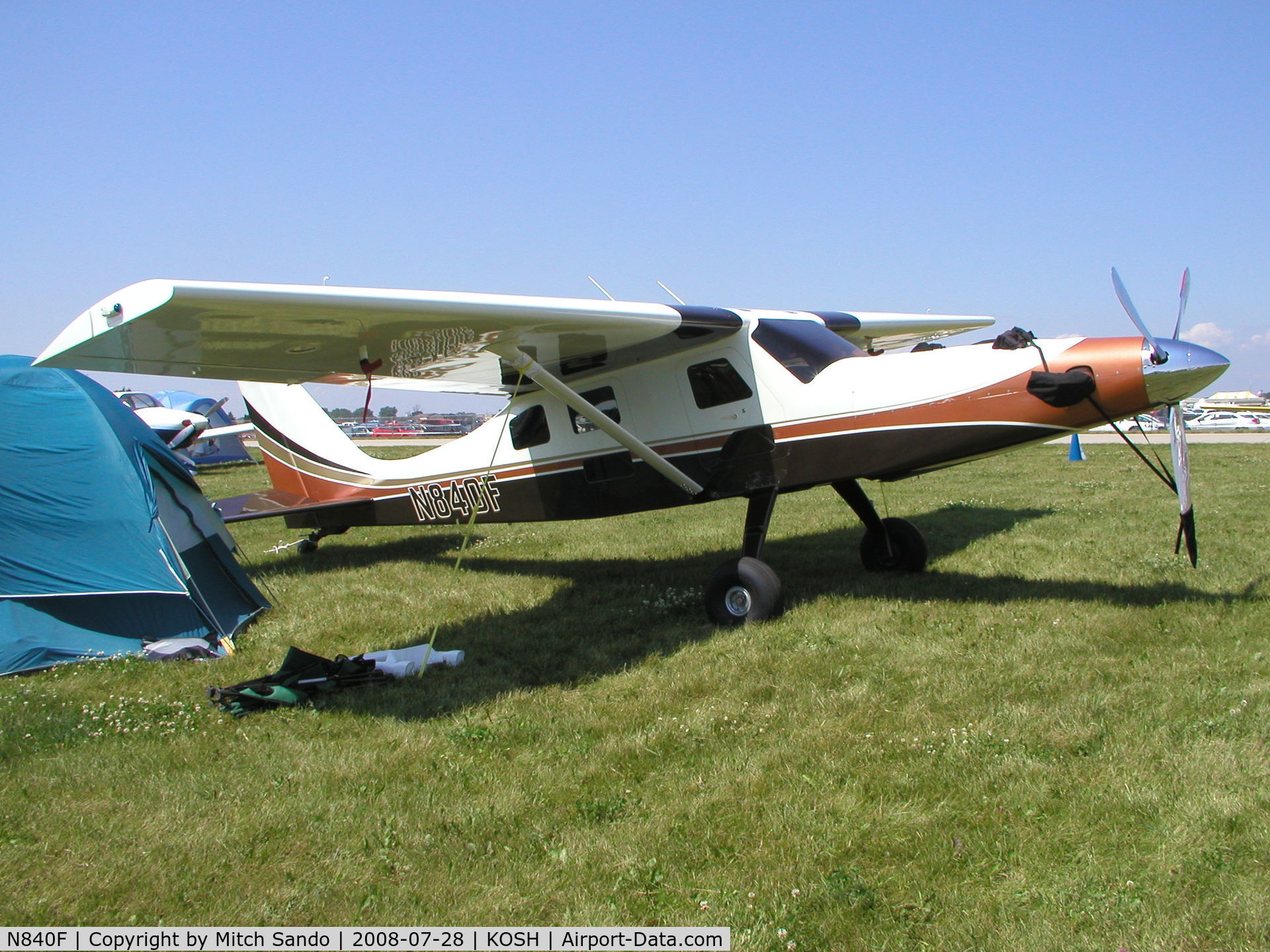 N840F, 2006 Aerocomp Comp Air 7SL C/N RH5000100, EAA AirVenture 2008.
