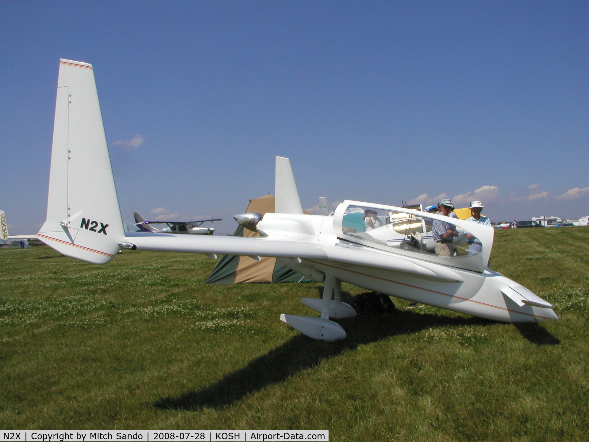 N2X, 1986 Rutan Long-EZ C/N 1207, EAA AirVenture 2008.