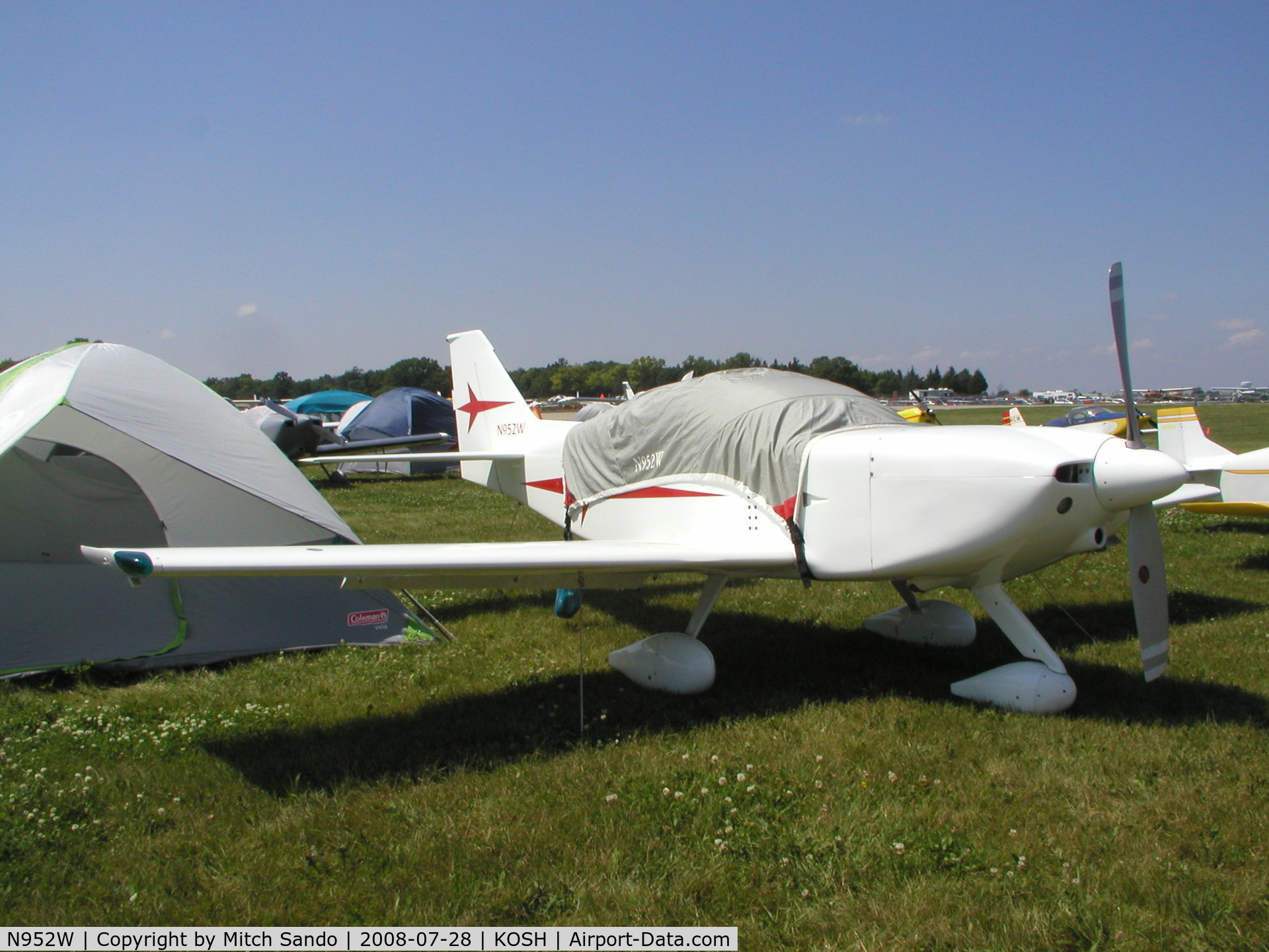 N952W, 1997 Stoddard-Hamilton Glasair II SFT C/N 2117, EAA AirVenture 2008.