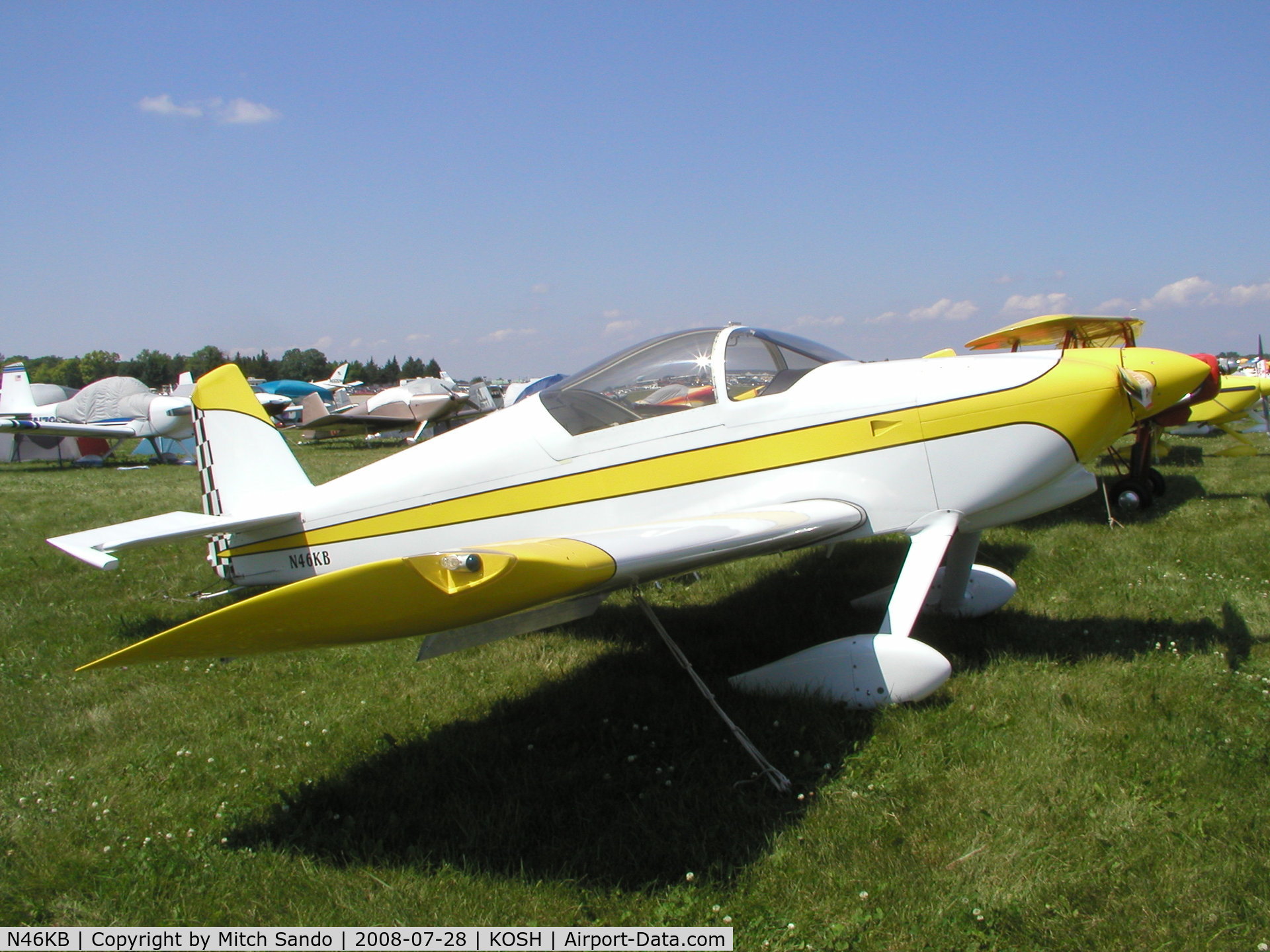 N46KB, 2001 Vans RV-6 C/N 20343, EAA AirVenture 2008.