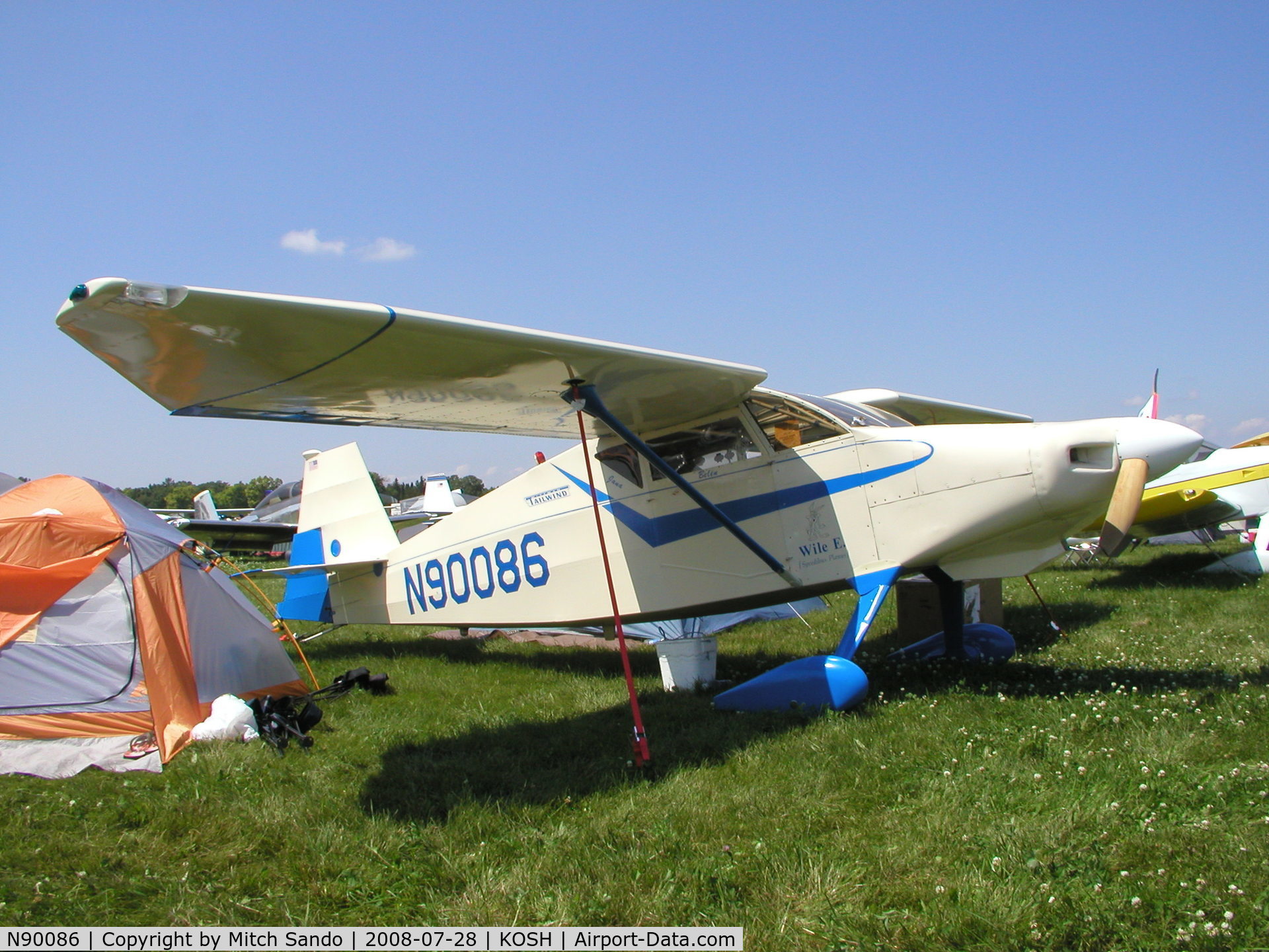 N90086, 2000 Wittman Tailwind C/N 001, EAA AirVenture 2008.