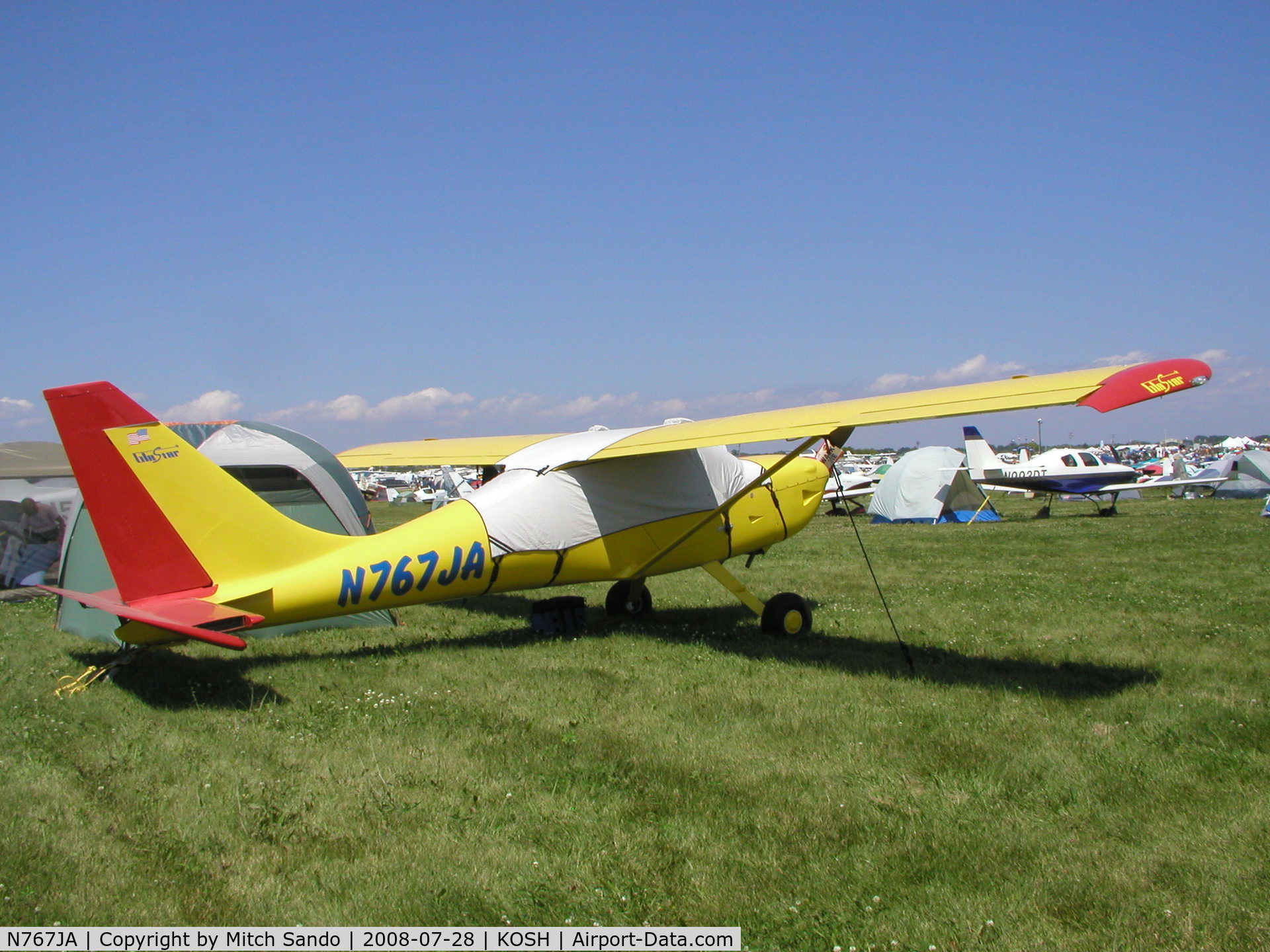N767JA, 2004 Stoddard-Hamilton Glastar C/N 5848, EAA AirVenture 2008.