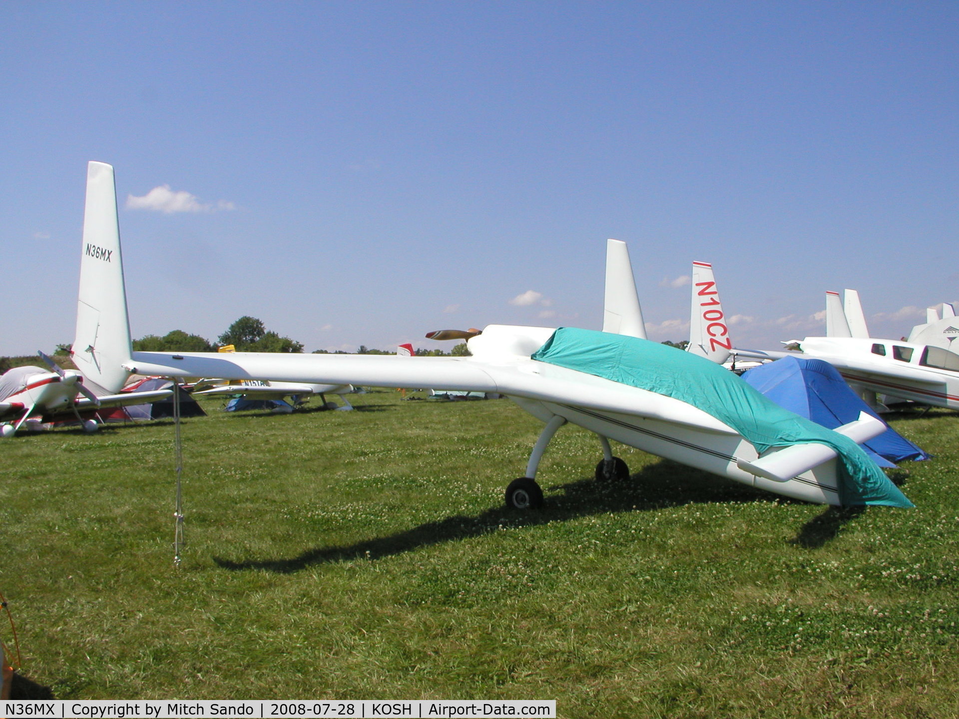 N36MX, Rutan Long-EZ C/N 280, EAA AirVenture 2008.