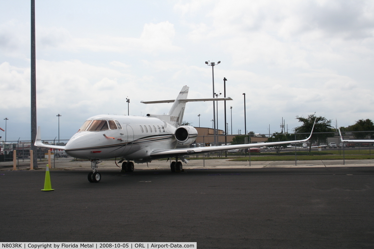 N803RK, 1984 British Aerospace BAe.125 Series 800A C/N 258003, Hawker 800A