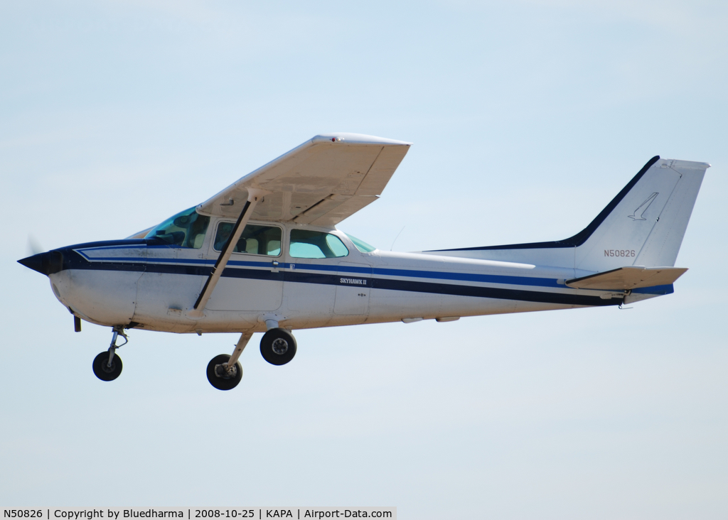 N50826, 1980 Cessna 172P C/N 17274222, Touch and Go Landing on 35L.