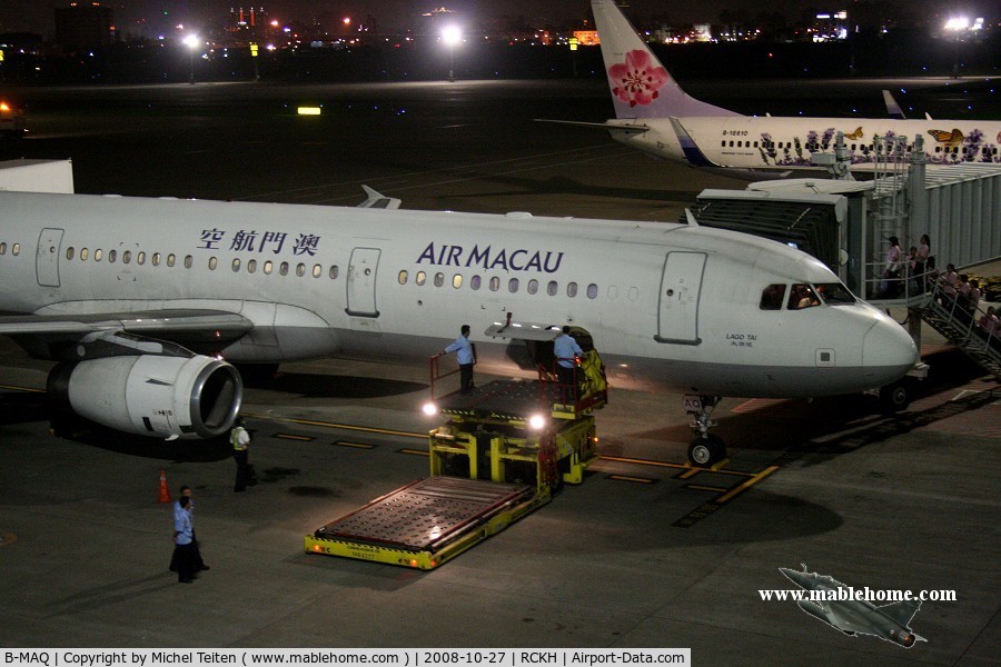 B-MAQ, 2003 Airbus A321-231 C/N 1926, Air Macau