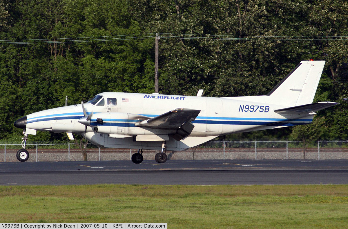 N997SB, 1982 Beech C99 Airliner C/N U-192, /