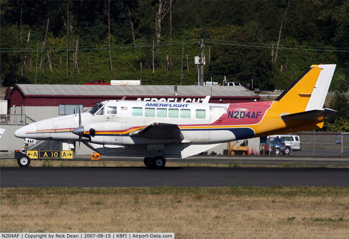 N204AF, 1983 Beech C99 Airliner C/N U-204, /