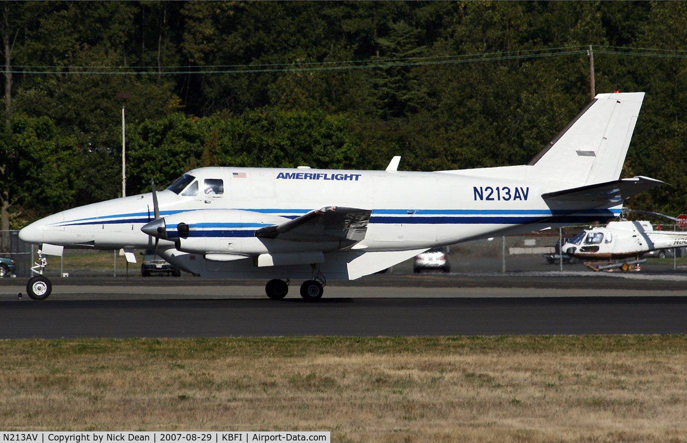 N213AV, 1983 Beech C99 Airliner C/N U-213, /