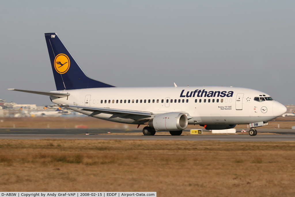D-ABIW, 1991 Boeing 737-530 C/N 24945, Lufthansa 737-500
