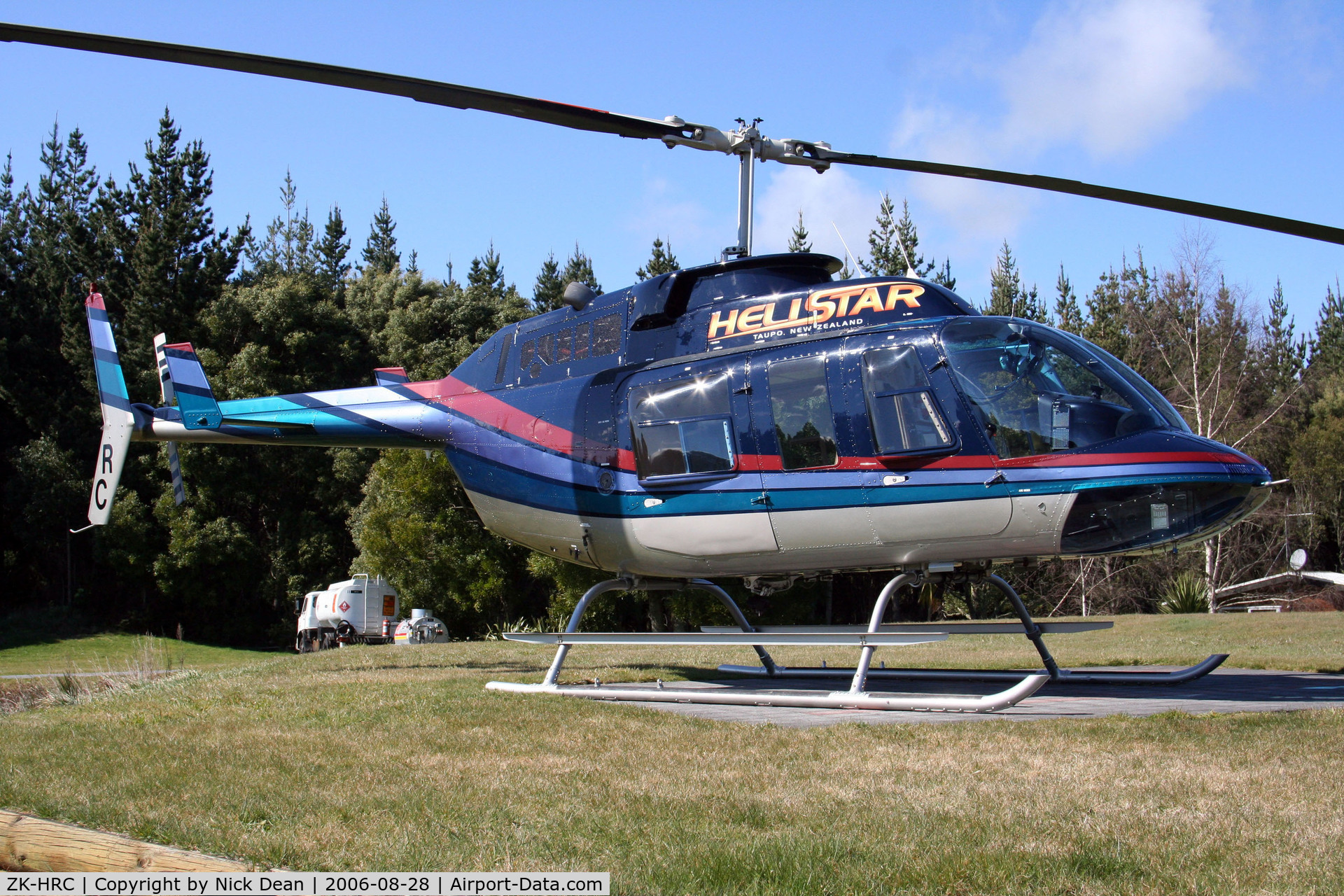 ZK-HRC, 1977 Bell 206L LongRanger C/N 45102, Taupo Heliport