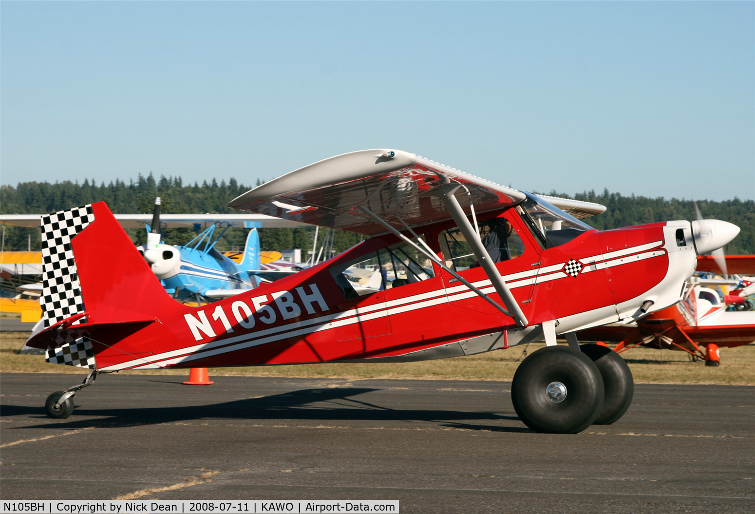 N105BH, 2007 American Champion 8GCBC Scout C/N 498-2007, /